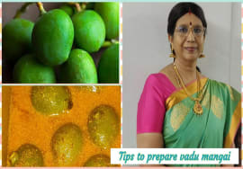 #Shorts228 : வடுமாங்காயை இப்படியும் செய்யலாம்/ Vadu Mangai / Mavadu – Tips – Mallika Badrinath