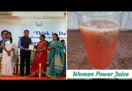 #Shorts 229 : Women Power Juice / Watermelon +Pomegranate +Orange – Iron Rich Immune Boosting Drink