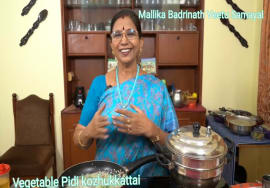 Vegetable Pidi kozhukkattai / பிடிக்கொழுக்கட்டை/ Steam cooked,  Healthy & Nutrient rich