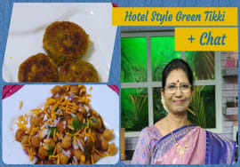 #Shorts 365 Sweet corn green Tikki Chat / Green Tikki  – Hotel style/ starter / Easy Snack