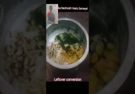#Shorts 371 Instant Rawa kuzhipaniyaram ( Leftover conversion)