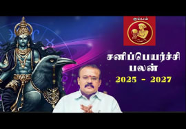ஜோதிடர் செல்வி | கும்பம் – பாத சனி 60% | சனிப்பெயர்ச்சி பலன்கள் 2025-27 | Sanipeyarchi palangal