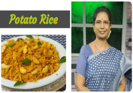 Potato rice – Lunch box recipe / Mallika Badrinath