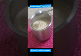 Shorts426 – சீம்பால் / Colostrum sweet using fresh milk – Mallika Badrinath