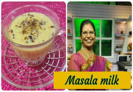 Masala milk/Masala pal (பனங்கல்கண்டு மசாலா பால்)  – சளி இருமலை குறைக்கும்/ Protein rich drink Masala milk/Masala pal (பனங்கல்கண்டு மசாலா பால்)  – சளி இருமலை குறைக்கும்/ Protein rich drink