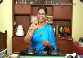 Pori bhel  in Tomato basket / Mallika Badrinath – My kitchen small gadget collection