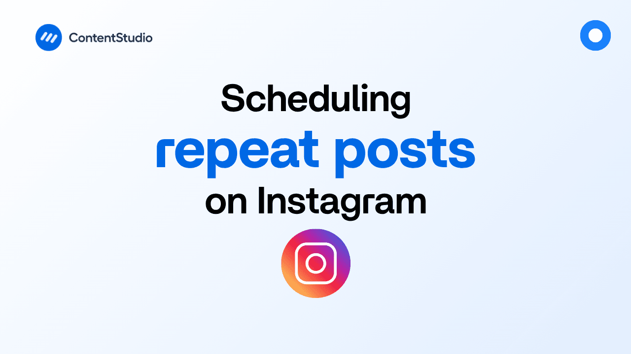 How to schedule repeat post on Instagram