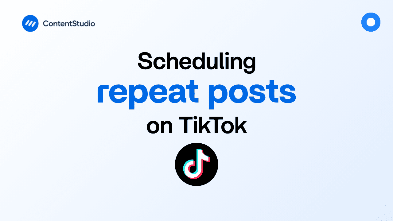 How to schedule repeat posts on TikTok