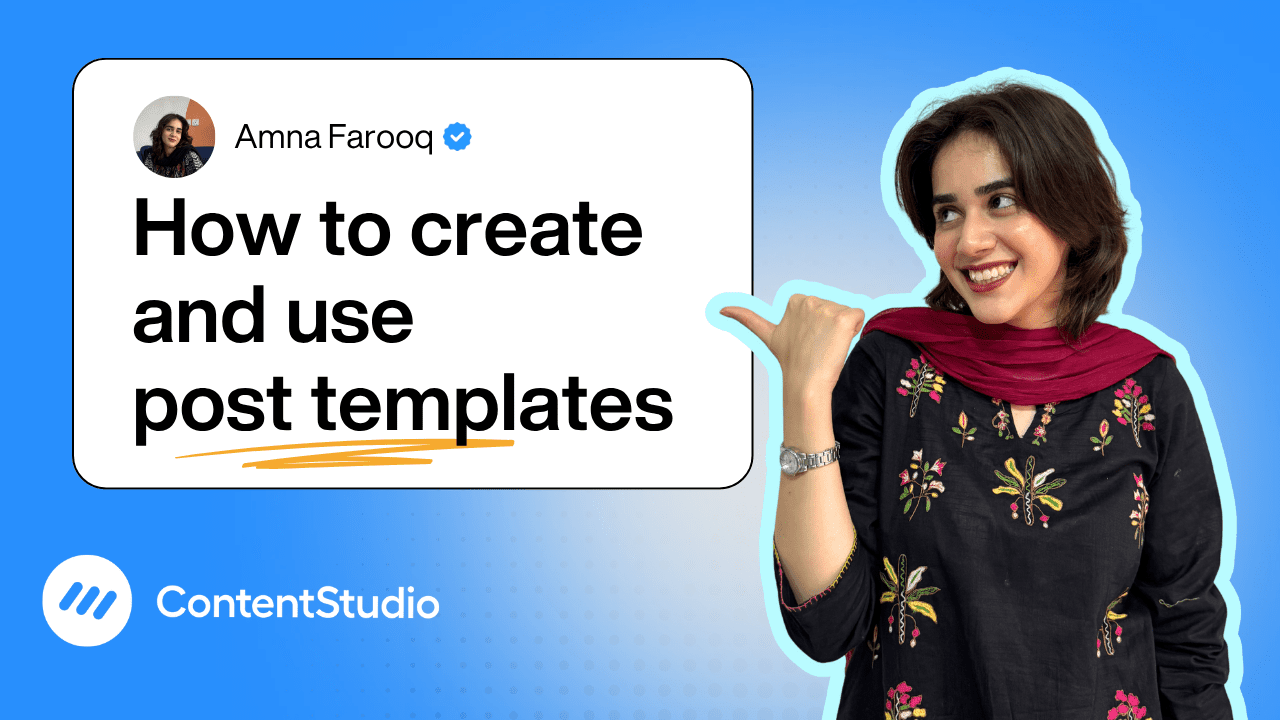 How to create and use post templates