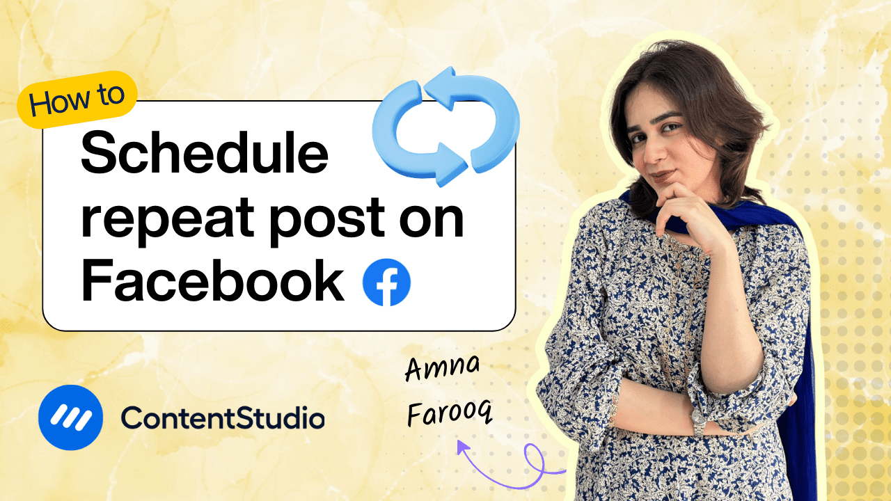 How to schedule repeat post on Facebook 