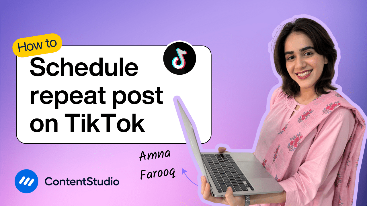How to schedule repeat posts on TikTok