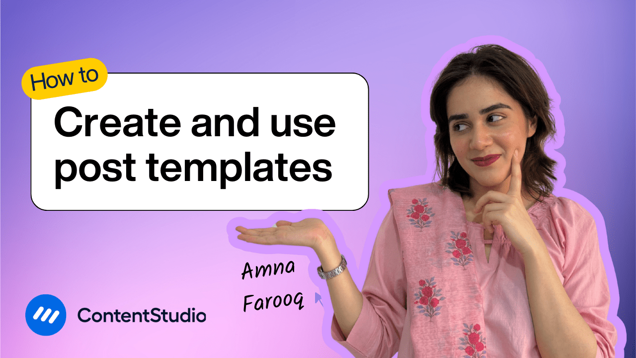 How to create and use post templates