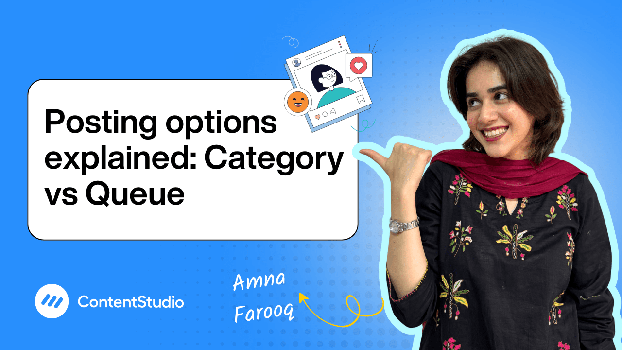 Posting options explained: Categories vs Queues