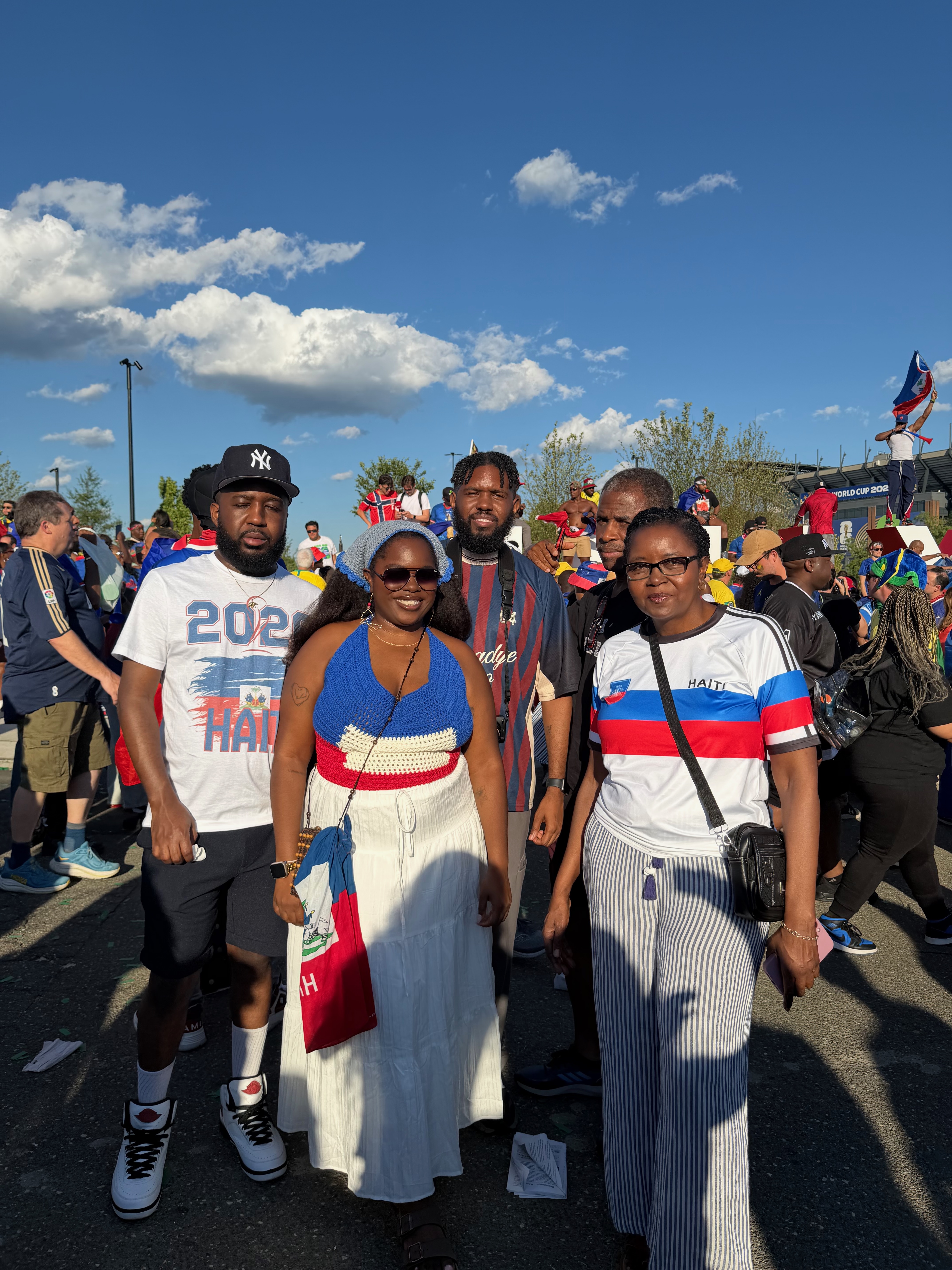 sites at the historic Haiti vs Brazil game