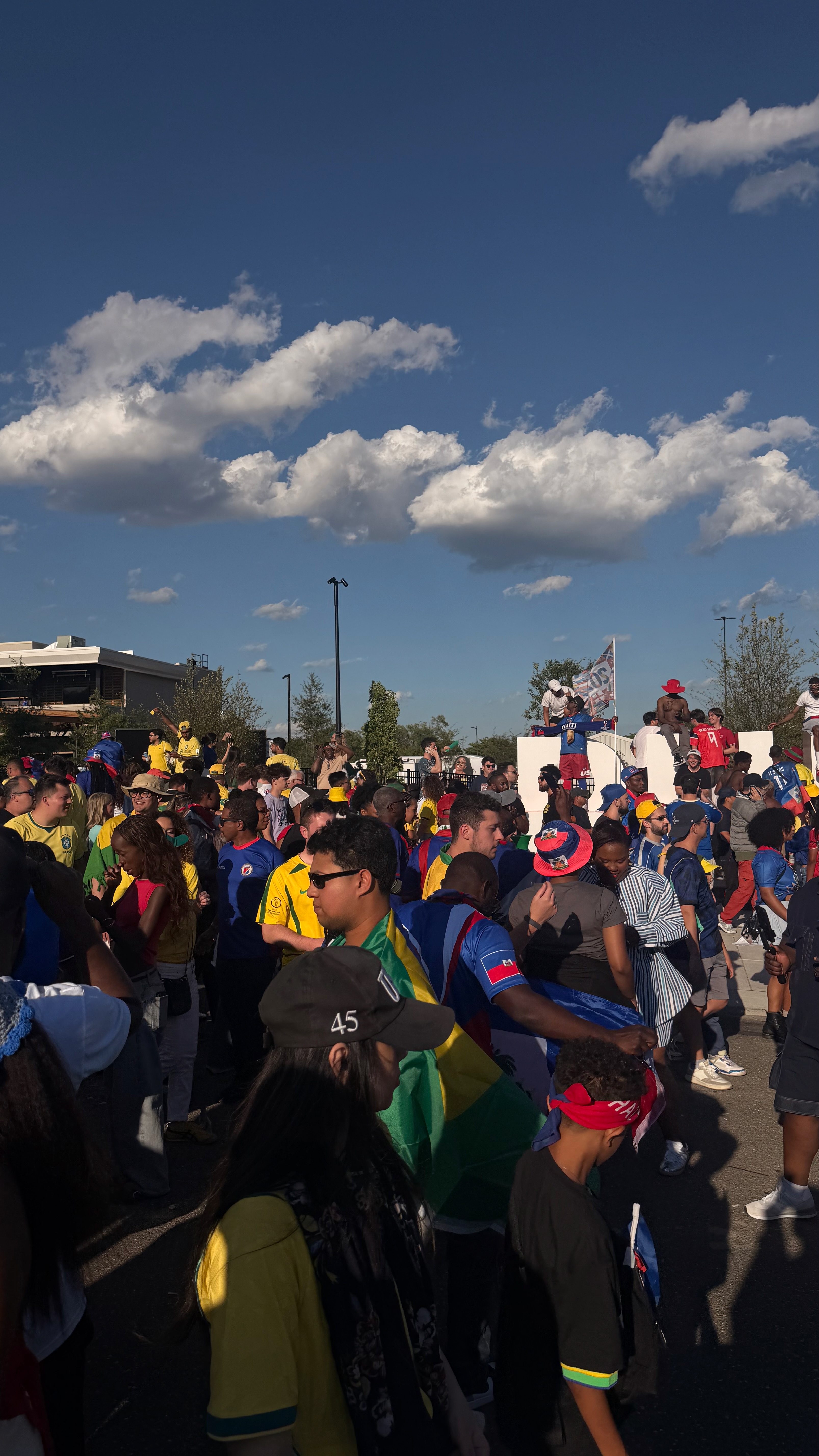 sites at the historic Haiti vs Brazil game