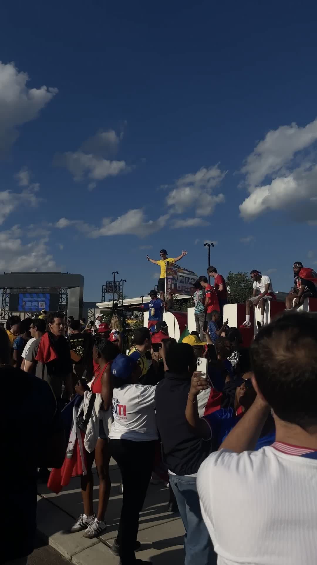 sites at the historic Haiti vs Brazil game