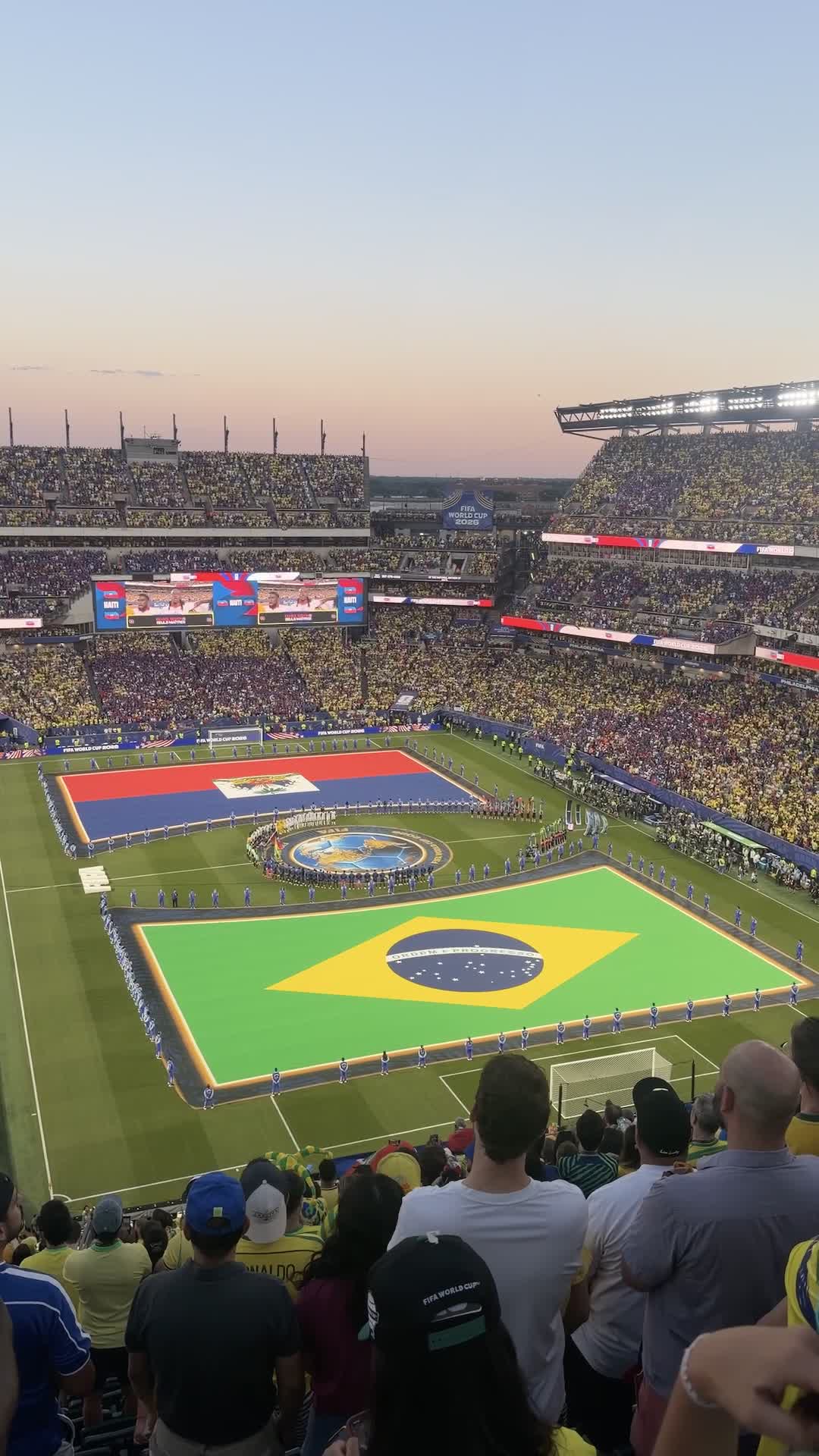 sites at the historic Haiti vs Brazil game