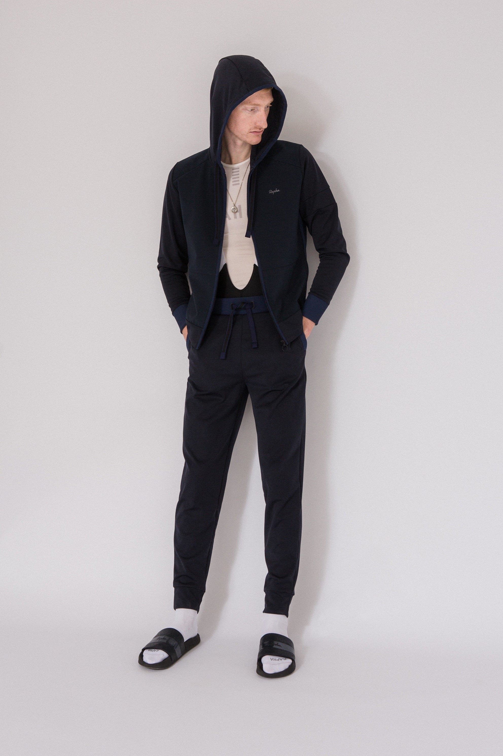 上品な 新品 ラファ メンズ トランスファー フーディー チャコール XS