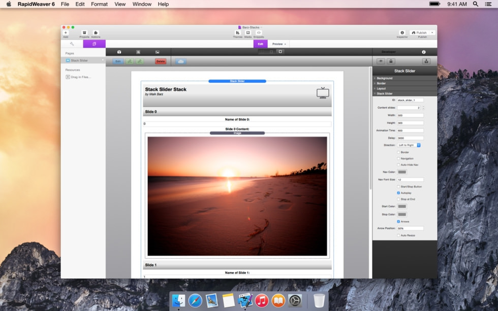 Stack Slider screenshot