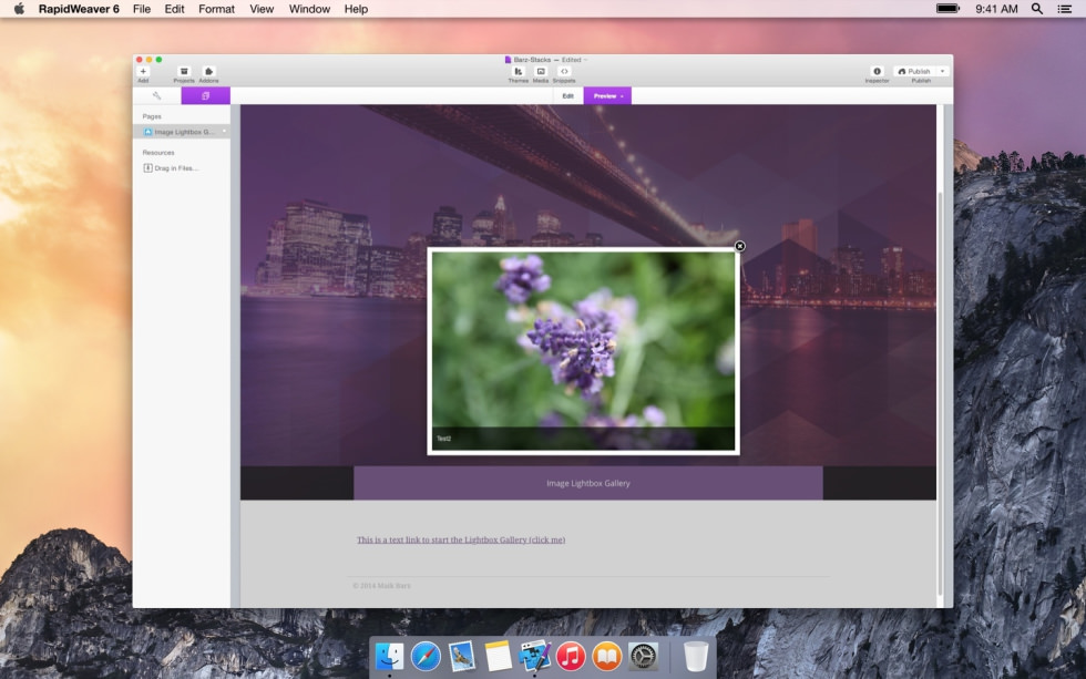 Image LightBox Gallery screenshot