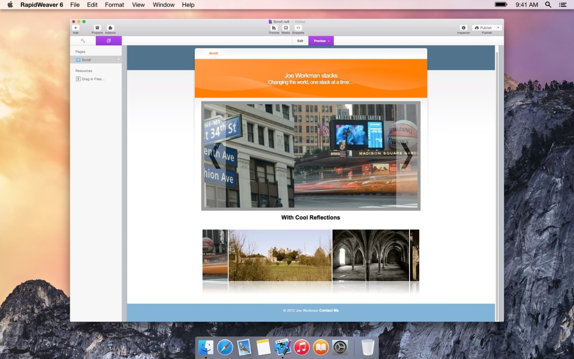 Scroll screenshot