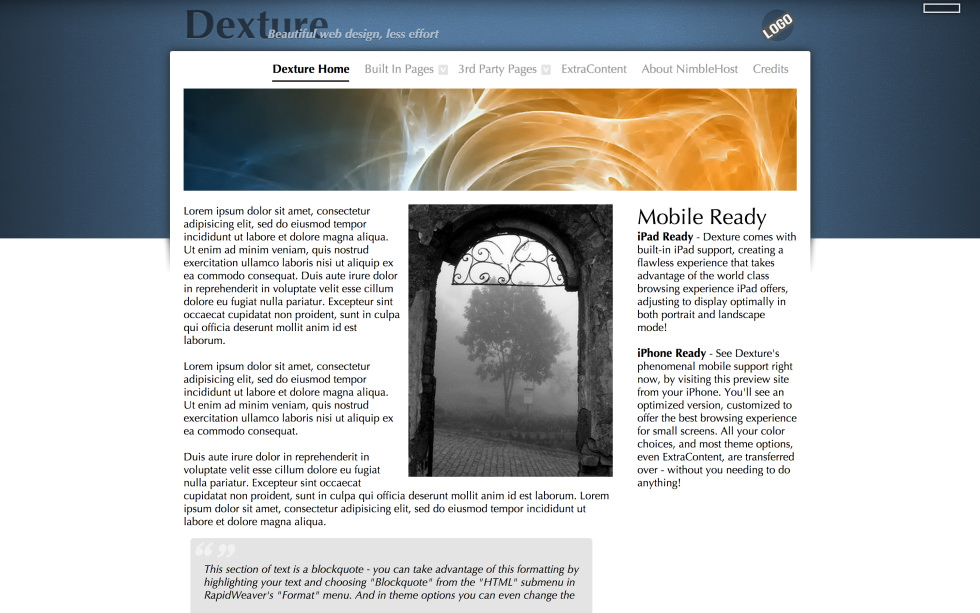 Dexture screenshot