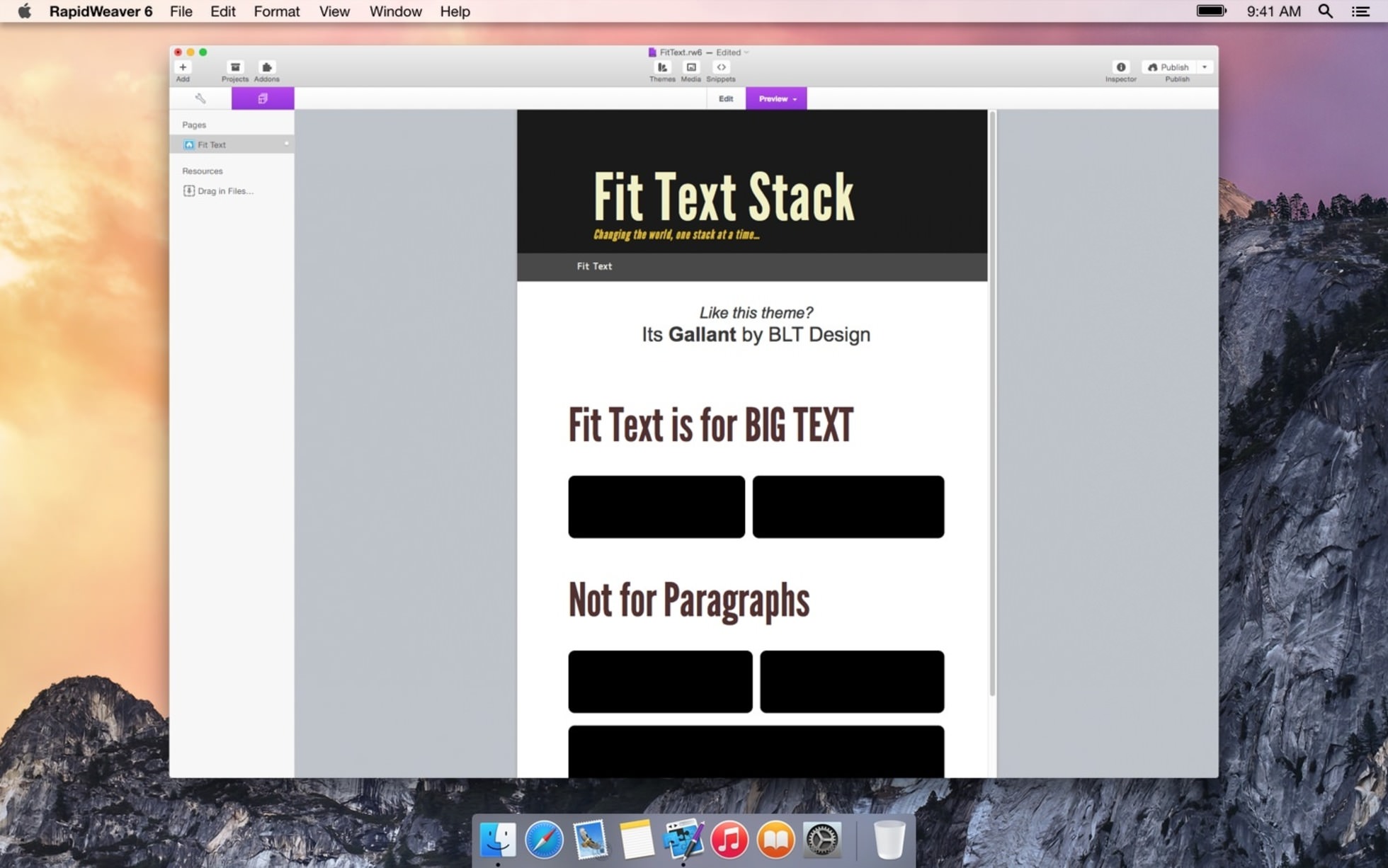Fit Text screenshot