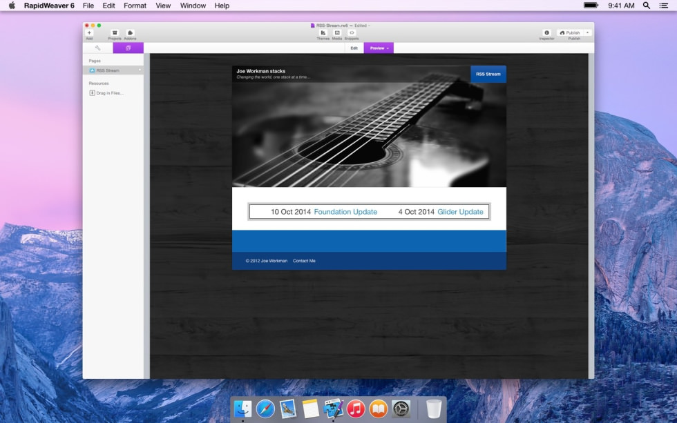 RSS Stream screenshot