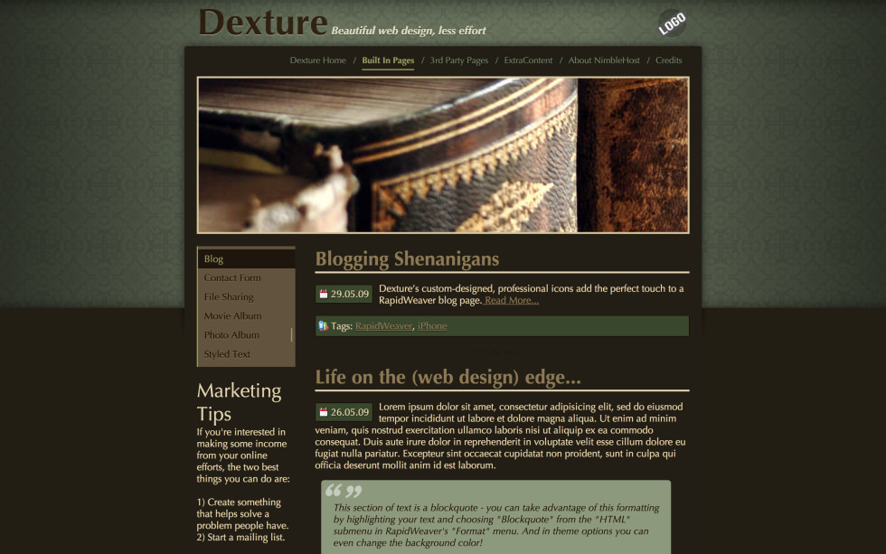 Dexture screenshot