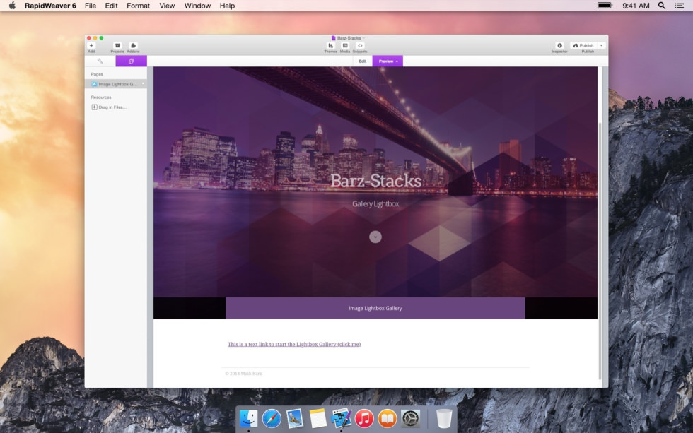 Image LightBox Gallery screenshot