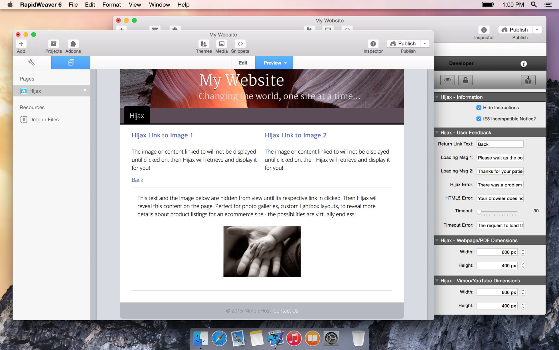 Hijax screenshot