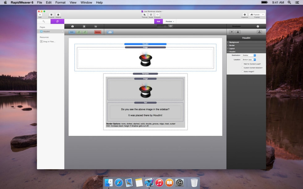 Houdini screenshot