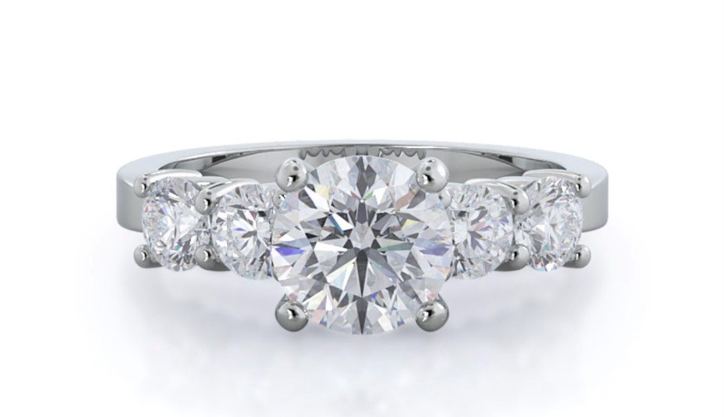 3-stone 2ct diamond ring