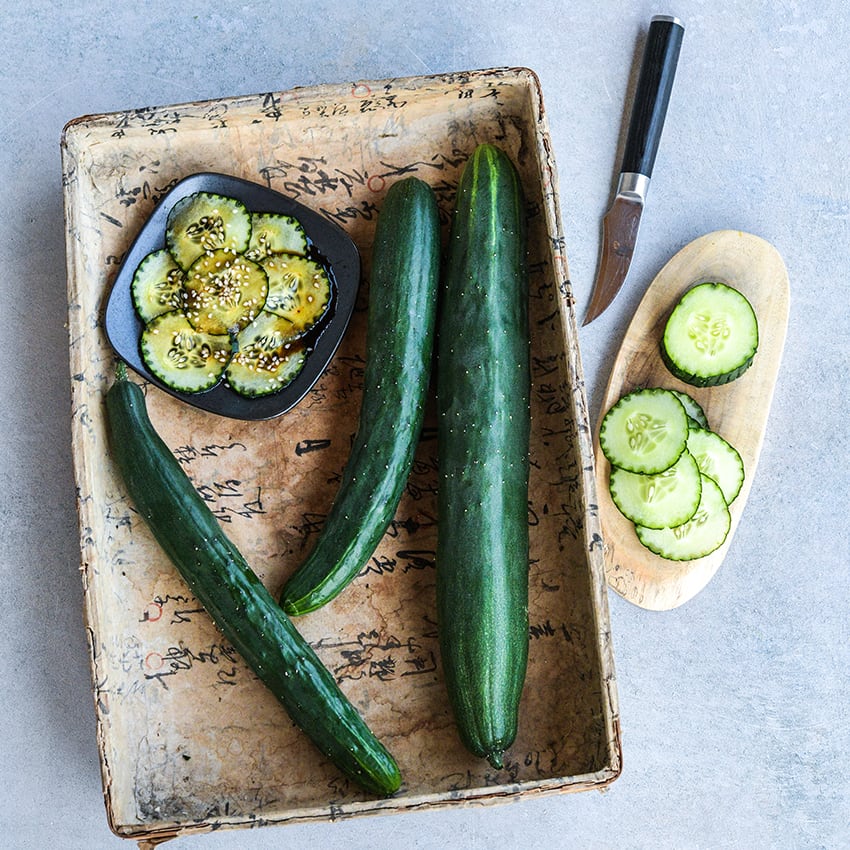 Aonaga Jibai Cucumber Seeds | Baker Creek Heirloom Seeds