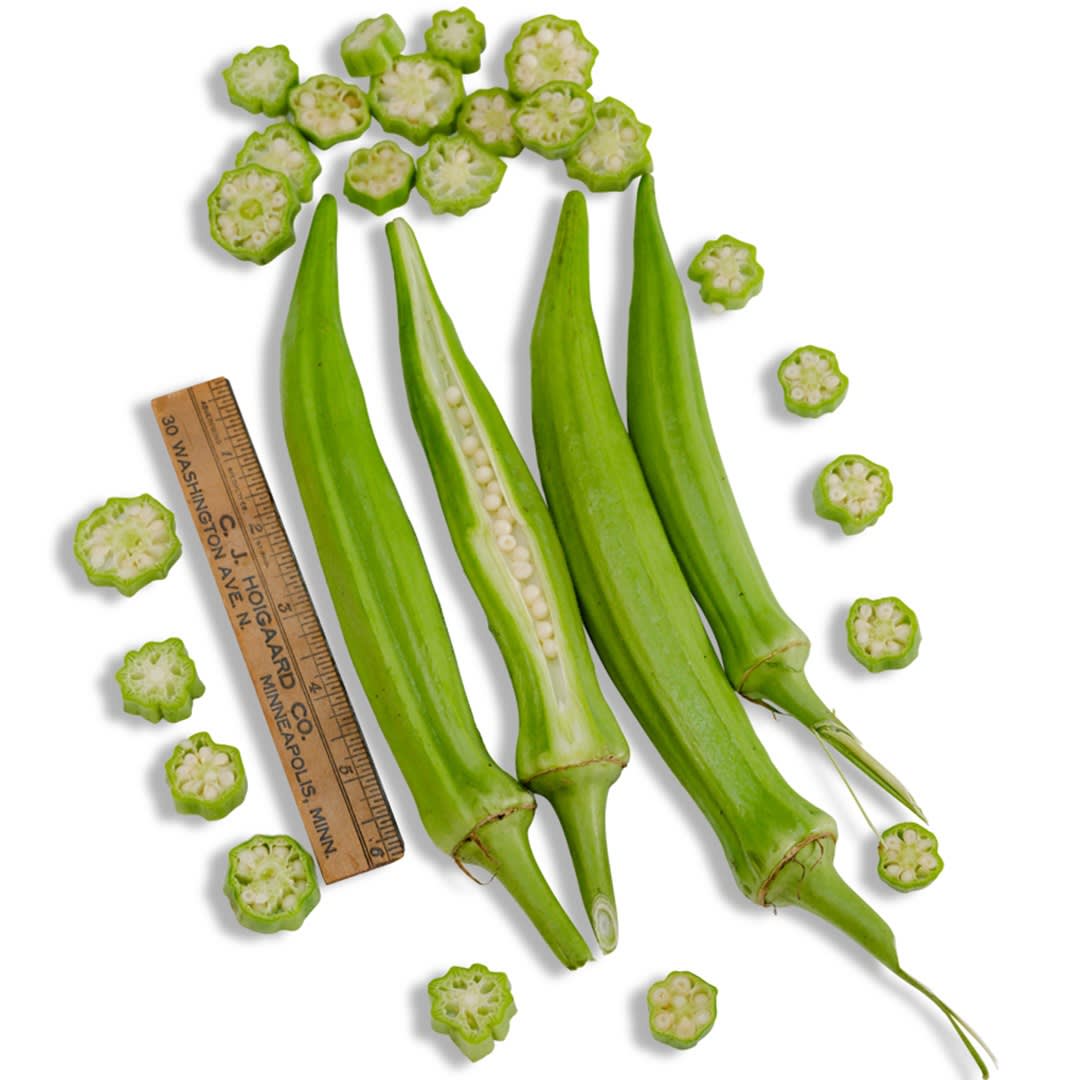 Clemson Spineless Okra Seeds | Baker Creek Heirloom Seeds