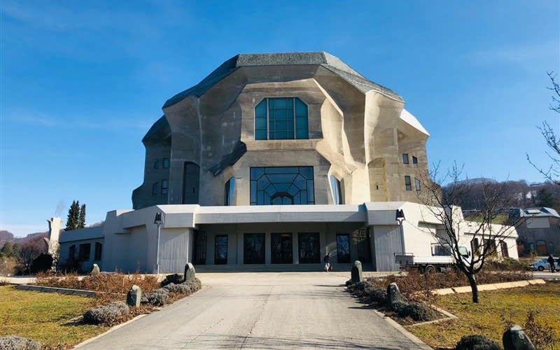 Image of Goetheanum in Dornach, Switzerland. Photo by author
