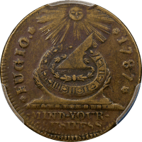 1787 Fugio Cent (1c) Newman 9-P OBVERSE Image