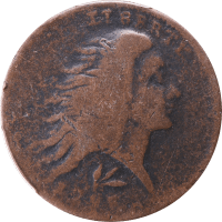 1793 Wreath Cent (1c) Lettered Edge Obverse Image