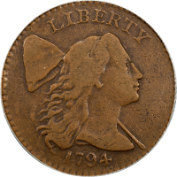1794 Liberty Cap Large Cent (1c) OGH Ex-Eliasberg OBVERSE Image