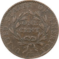 1794 Liberty Cap Large Cent (1c) S-58 REVERSE Image