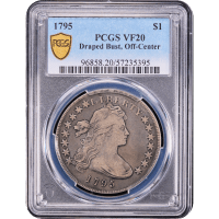 1795 Draped Bust Dollar ($1) Off-Center Obverse Slab Image