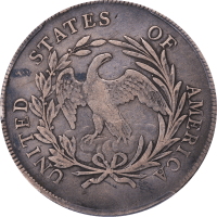 1795 Draped Bust Dollar ($1) Off-Center Reverse Image