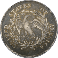 1795 Draped Bust Dollar ($1) Off-Center REVERSE Image
