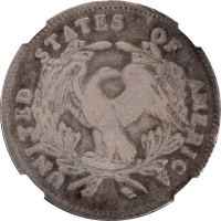 1795 Flowing Hair Dollar ($1) 3 Leaves Reverse Image