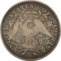 1795 Flowing Hair Dollar ($1) 3 Leaves Reverse Image