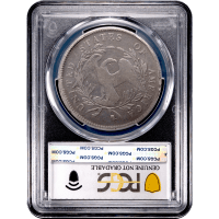 1795 Flowing Hair Dollar ($1) 3 Leaves Reverse Slab Image