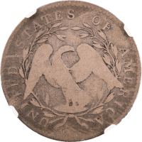 1795 Flowing Hair Half Dollar (50c) O-105 Reverse Image