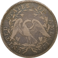 1795 Flowing Hair Half Dollar (50c) O-119 Reverse Image