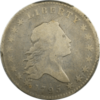 1795 Flowing Hair Half Dollar (50c) Obverse Image