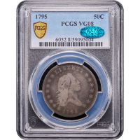 1795 Flowing Hair Half Dollar (50c) Obverse Slab Image